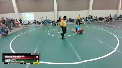 101-103 lbs Round 2 - Brooklyn Gardiner, Apex Grappling Academy vs Kylie Smith, Boneyard Wrestling Academy