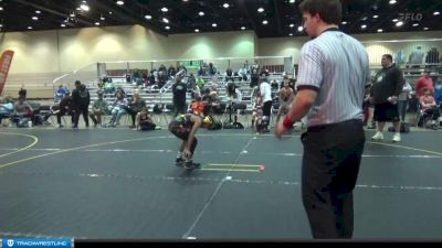 82 lbs Round 3 (6 Team) - Aiden Hall, ARES White vs Carter Hill, Get Hammered