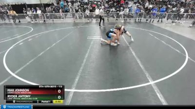 113 lbs Cons. Round 3 - Ryder Antony, Lake Crystal Wrestling Club vs Max Johnson, Legacy Elite Wrestling