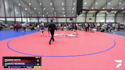 124 lbs Semifinal - Madison Watts, WA vs Kadence Neumeyer, WA