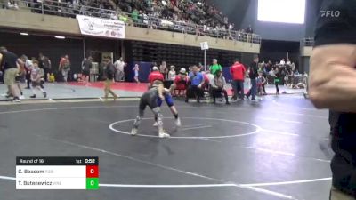 66 lbs Round Of 16 - Colten Beacom, Robinson, PA vs Travis Butenewicz, Vineland, NJ