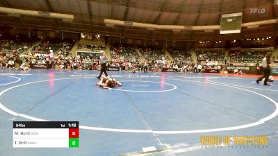 84 lbs Round Of 32 - Max Burd, Weatherford Youth Wrestling vs Tucker Brill, Hawk