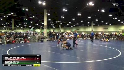 126 lbs Round 1 (6 Team) - Sebasthian Zegarra, Explorer Wrestling vs Josue Batista, Alpha Wrestling