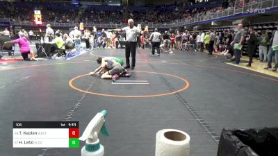 105 lbs Round Of 64 - Troy Kaplan, West Chester East vs Hunter Lebo, Elco