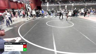 61 lbs Semifinal - Kamdyn Taylor, Eastside United WC vs Cameron Bramlet, Casper WC