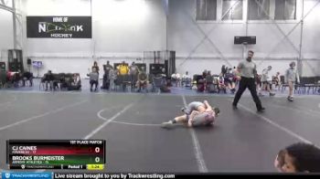 76 lbs Finals (2 Team) - Brooks Burmeister, Armory Athletics vs CJ Caines, Mavericks