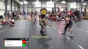 82 lbs Round 3 (6 Team) - Nolan Martin, Pomona Elite vs Jonah Anderson, American Gladiators