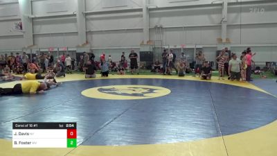 75-J lbs Consi Of 16 #1 - Jacobi Davis, NY vs Briar Foster, WV