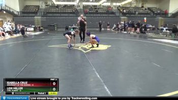 109 lbs Round 2 (8 Team) - Isabella Cruz, University Of The Ozarks vs Lexi Miller, Carl Albert