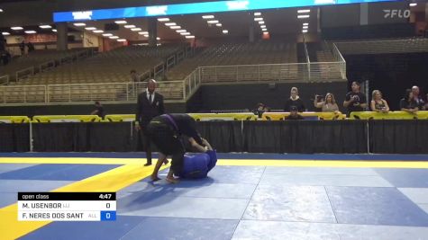 MAURICE USENBOR vs FERNANDO NERES DOS SANTOS 2024 Pan Jiu Jitsu IBJJF Championship