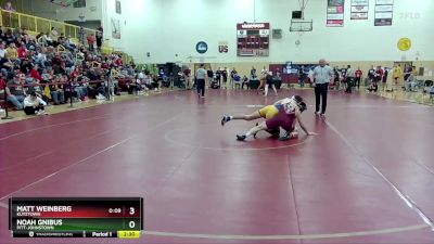 184 lbs Semifinal - Matt Weinberg, Kutztown vs Noah Gnibus, Pitt-Johnstown