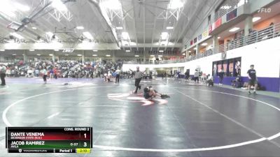 141 lbs Cons. Round 2 - Dante Venema, Dickinson State (N.D.) vs Jacob Ramirez, Avila