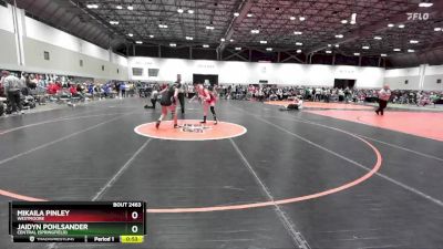 115 lbs Cons. Round 3 - Mikaila Pinley, Westmoore vs Jaidyn Pohlsander, Central (Springfield)