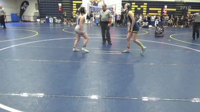 130 lbs Consy 3 - Sophia Hathaway, Mt. Lebanon vs Sophia Wise, Reynolds