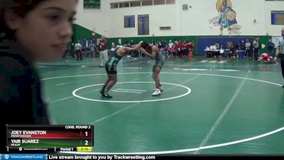 120 lbs Cons. Round 2 - Yair Suarez, McKay vs Joey Evanston, Mountainside