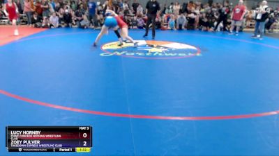 113-120 lbs Semifinal - Lucy Hornby, CNWC Concede Nothing Wrestling Club vs Zoey Pulver, Takedown Express Wrestling Club