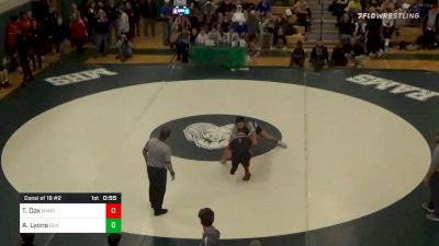 170 lbs Consolation - Tommy Cox, North Andover vs Anthony Lyons, Duxbury