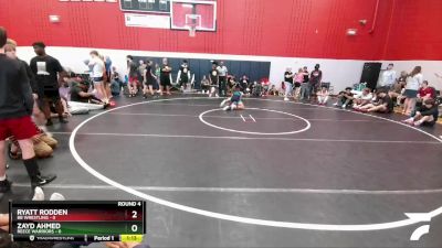 90 lbs Round 4 (6 Team) - Zayd Ahmed, Reece Warriors vs Ryatt Rodden, BB Wrestling