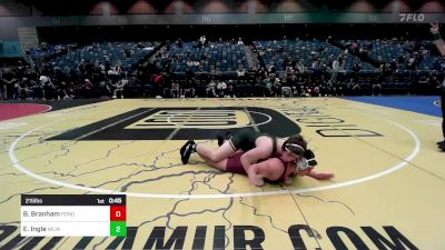 215 lbs Consi Of 16 #2 - Blake Branham, Ponderosa vs Earl Ingle, West Linn