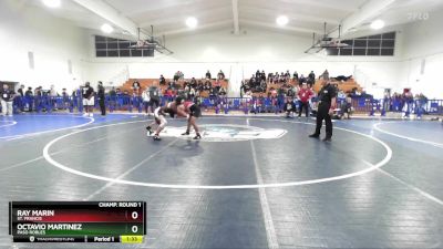 120 lbs Champ. Round 1 - Ray Marin, St. Francis vs Octavio Martinez, Paso Robles