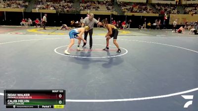 120-2A/1A Champ. Round 1 - Caleb Melvin, North Caroline vs Noah Walker, Frederick Douglass-PG