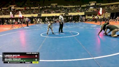 60 lbs Champ. Round 2 - Braden OMalley, Great Bridge Wrestling Club vs Landon Baylor, Flex Wrestling