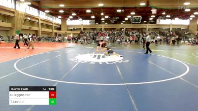 132 lbs Quarterfinal - Drew Biggins, Bergenfield vs Tim Lee, Old Tappan