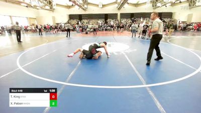 140-I lbs Round Of 16 - Tyler King, Steel Force vs Xxavior Pabon, Mat Assassins