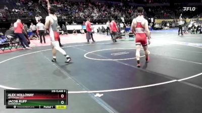 215 Class 3 lbs Quarterfinal - Jacob Ruff, Warrenton vs Alex Holloway, Jefferson City