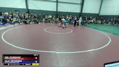 102 lbs Cons. Round 3 - Joel Sturdivant, Askeo International Mat Club vs Miles Weisgerber, Big Cat Wrestling Club