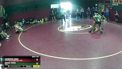 155 lbs Cons. Round 3 - Jameson King, Elite Force Wrestling Club vs David Maya, CVBJJ