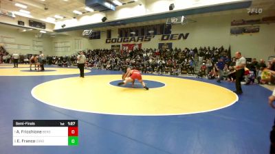 198 lbs Semifinal - Aj Fricchione, Bergen Catholic (NJ) vs Eugenio Franco, Corona Del Mar