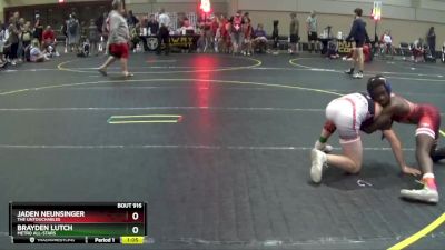 112 lbs Round 2 - Jaden Neunsinger, The Untouchables vs Brayden Lutch, Metro All-Stars