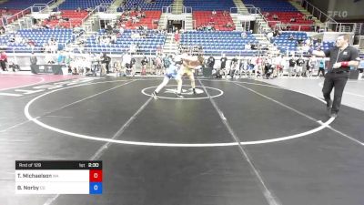 160 lbs Rnd Of 128 - Thor Michaelson, Washington vs Banks Norby, Colorado