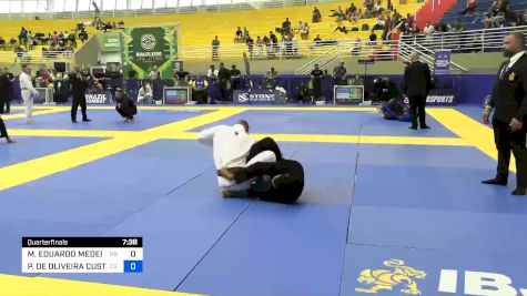 MIGUEL EDUARDO MEDEIROS vs PABLO DE OLIVEIRA CUSTÓDIA 2024 Brasileiro Jiu-Jitsu IBJJF