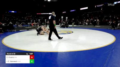 190 lbs Round Of 32 - Chance Evans, San Luis Obispo vs Carter Vannest, Pitman