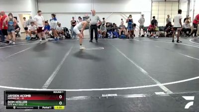 120 lbs Round 1 (4 Team) - Dom Holler, Este Built Gold vs Jayden Acomb, Hammer WC