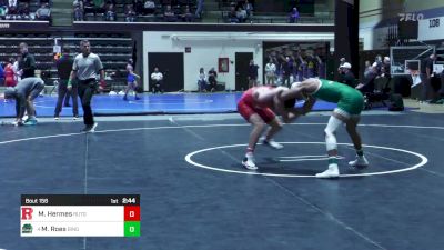 133 lbs Consi Of 8 #2 - Max Hermes, Rutgers vs Micah Roes, Binghamton