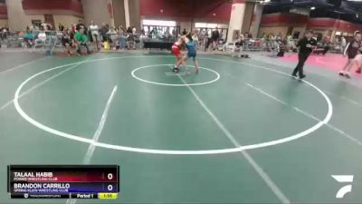 120 lbs Cons. Round 2 - Talaal Habib, Power Wrestling Club vs Brandon Carrillo, Spring Klein Wrestling Club