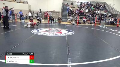 60 lbs Quarterfinal - Joe Kappes, Tech Team Wrestling vs Lincoln Weber, Pursuit