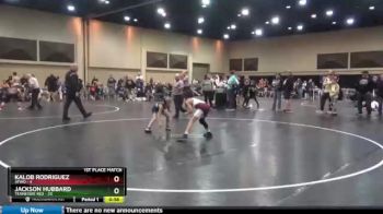 70 lbs Finals (2 Team) - Jackson Hubbard, Tennessee Red vs Kalob Rodriguez, AYWO