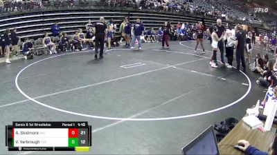 95 lbs Semis & 1st Wrestleback (8 Team) - Vivienne Yarbrough, Team Texas Red vs Alexandria Skidmore, Oklahoma Elite