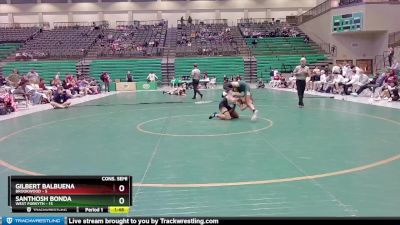 132 lbs 4th Wrestleback (16 Team) - Gilbert Balbuena, Brookwood vs Santhosh Bonda, West Forsyth