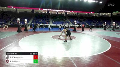 165 lbs Consi Of 16 #1 - Robert D'Alessio, LaSalle Academy vs Robert Craig, Bedford