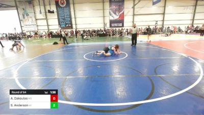 126 lbs Round Of 64 - Anastasia Dakoulas, MD vs Sophie Anderson, KY