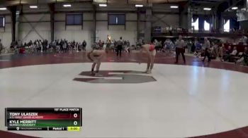 149 lbs 1st Place Match - Tony Ulaszek, U.S. Coast Guard Academy vs Kyle Merritt, Norwich University