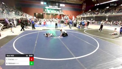 43 lbs Round Of 16 - Zander Enciso, Casper WC vs River Robison, Black Fox Wr Ac