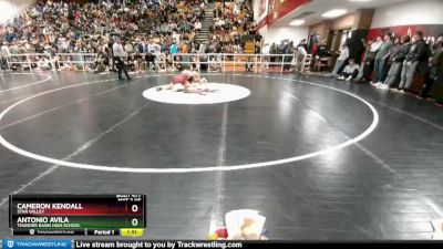 138 lbs Semifinal - Antonio Avila, Thunder Basin High School vs Cameron Kendall, Star Valley