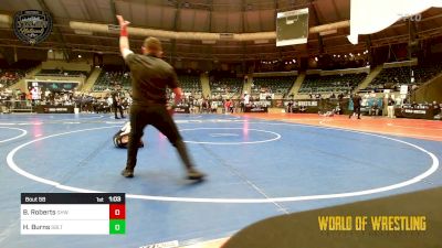 58 lbs 3rd Place - Billy Roberts, Greater Heights Wrestling vs Hudson Burns, Sebolt Wrestling Academy