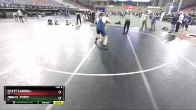 285 lbs Cons. Round 3 - Brett Carroll, KS vs Miguel Perez, ID